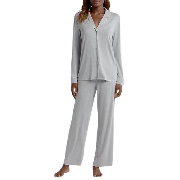 Nordstrom Moonlight Eco Knit Pajama Set — Heather Gray — NWT — Size L - Picture 13 of 13